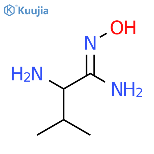 2-Amino-n'-hydroxy-3-methylbutanimidamide structure