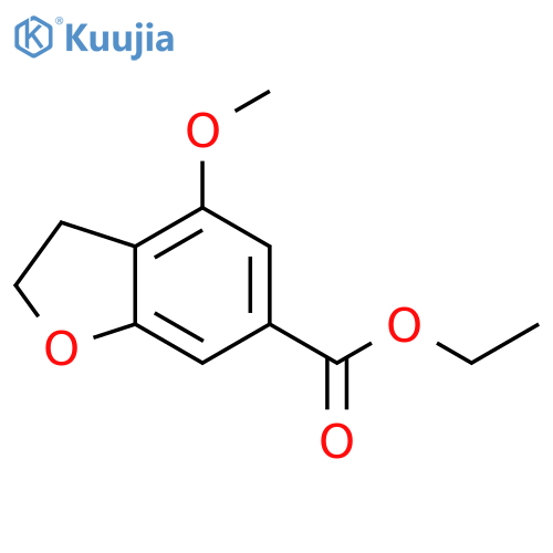 Ethyl4-Methoxy-2,3-dihydrobenzofuran-6-carboxylate structure