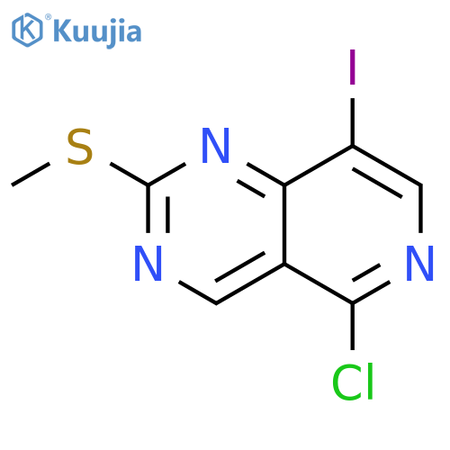5-Chloro-8-iodo-2-(methylthio)pyrido[4,3-d]pyrimidine structure