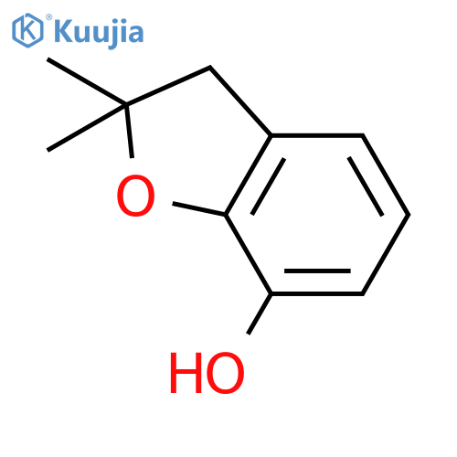 2,3-Dihydro-2,2-dimethyl-7-benzofuranol structure