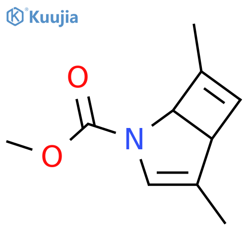 2-Azabicyclo[3.2.0]hepta-3,6-diene-2-carboxylicacid, 4,7-dimethyl-, methyl ester structure