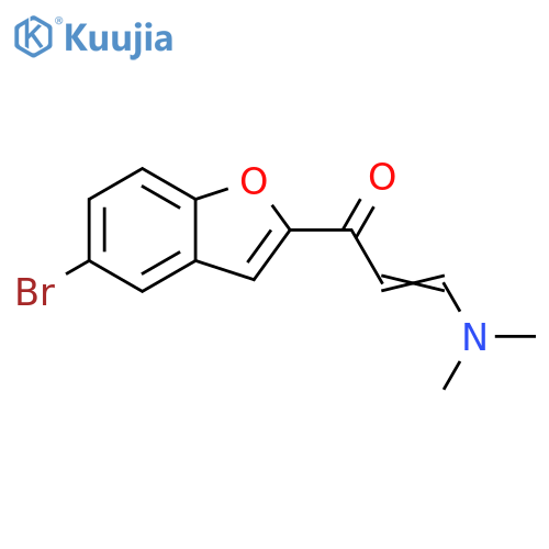 1-(5-Bromo-1-benzofuran-2-yl)-3-(dimethylamino)prop-2-en-1-one structure