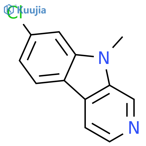 7-chloro-9-methyl-9H-Pyrido[3,4-b]indole structure