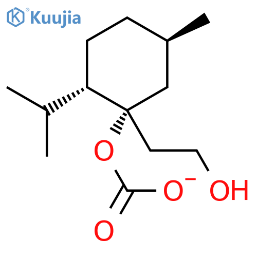 Carbonic acid,2-hydroxyethyl (1R,2S,5R)-5-methyl-2-(1-methylethyl)cyclohexyl ester structure