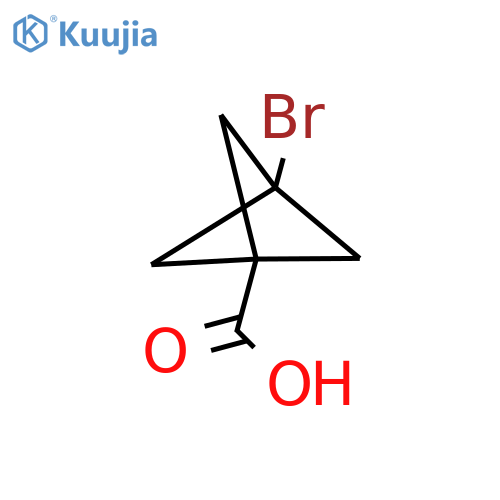 3-bromobicyclo[1.1.1]pentane-1-carboxylic Acid structure