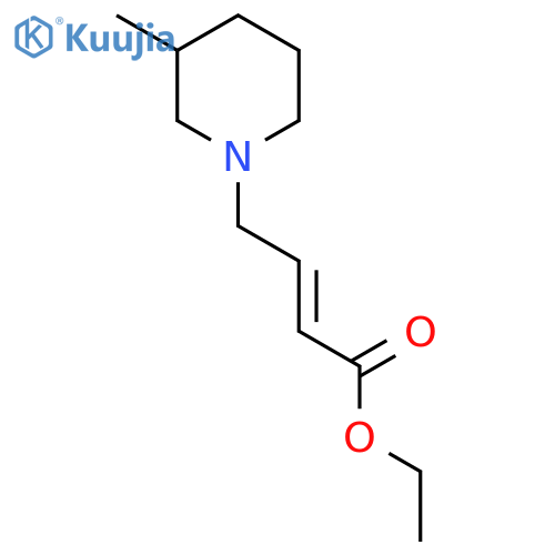 ethyl (E)-4-(3-methylpiperidin-1-yl)but-2-enoate structure