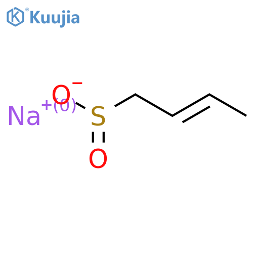 Sodium (2E)-but-2-ene-1-sulfinate structure