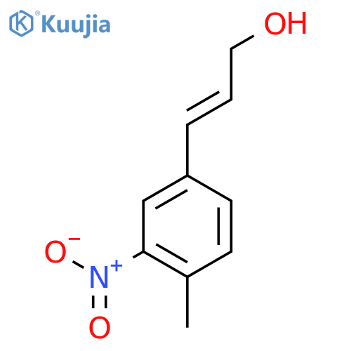 3-(4-methyl-3-nitrophenyl)prop-2-en-1-ol structure