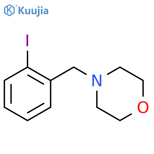 Morpholine,4-[(2-iodophenyl)methyl]- structure
