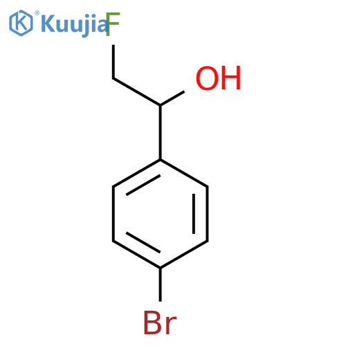 1-(4-Bromophenyl)-2-fluoroethan-1-ol structure