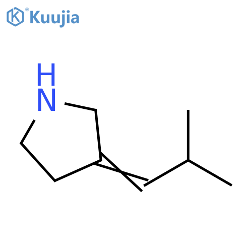 3-(2-methylpropylidene)pyrrolidine structure