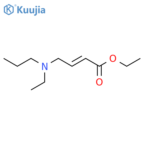 ethyl (E)-4-[ethyl(propyl)amino]but-2-enoate structure