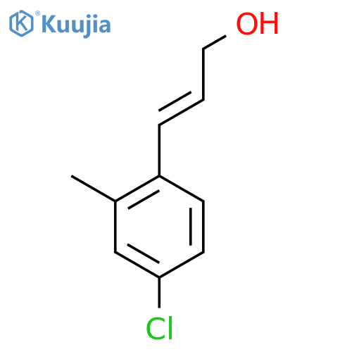 3-(4-chloro-2-methylphenyl)prop-2-en-1-ol structure