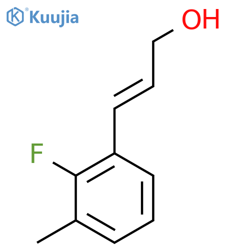 3-(2-fluoro-3-methylphenyl)prop-2-en-1-ol structure