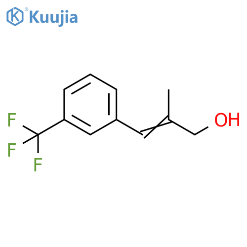 2-methyl-3-3-(trifluoromethyl)phenylprop-2-en-1-ol structure