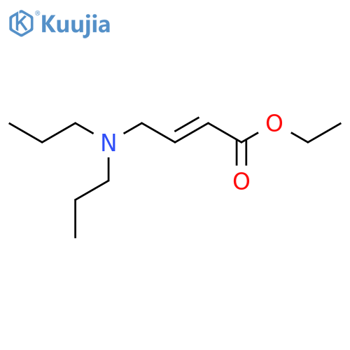 2-Butenoic acid, 4-(dipropylamino)-, ethyl ester structure