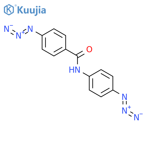 Benzamide, 4-azido-N-(4-azidophenyl)- structure