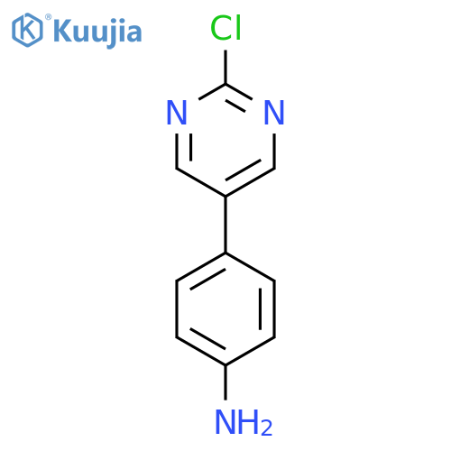 4-(2-Chloropyrimidin-5-yl)aniline structure