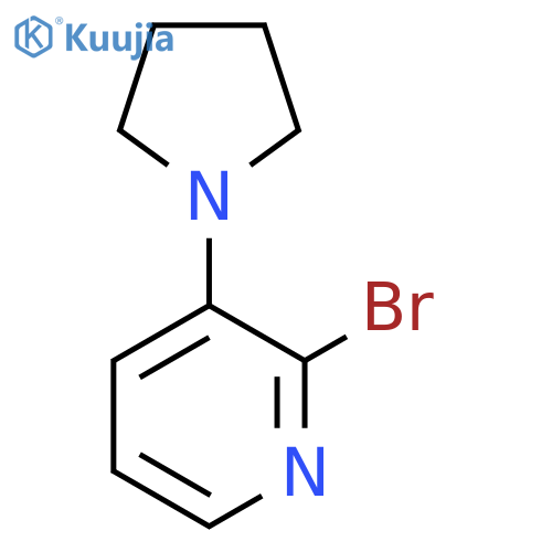 2-Bromo-3-(pyrrolidin-1-yl)pyridine structure