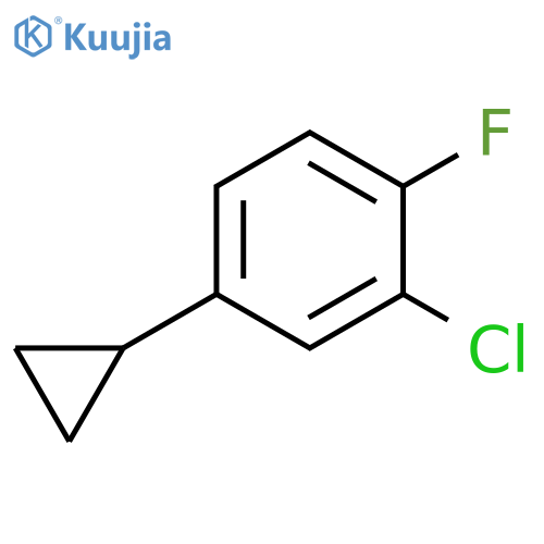 2-Fluoro-5-cyclopropylchlorobenzene structure