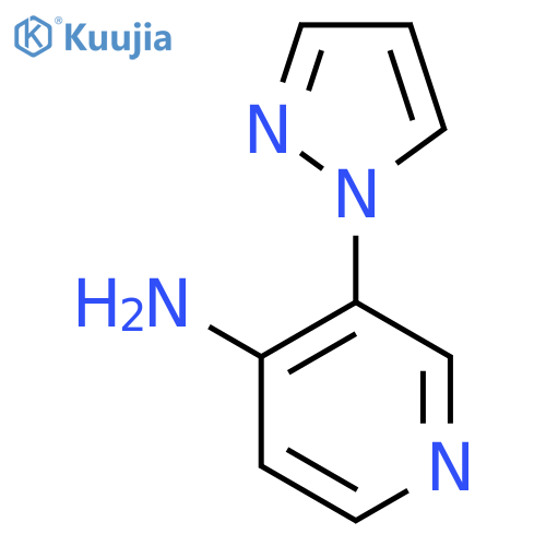 3-(1H-pyrazol-1-yl)pyridin-4-amine structure