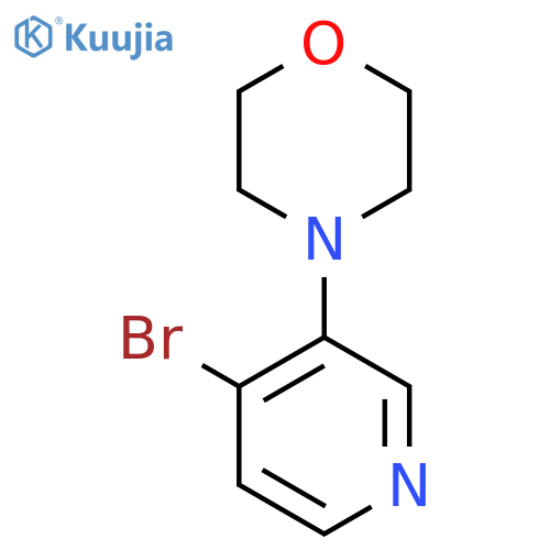 4-(4-Bromopyridin-3-yl)morpholine structure