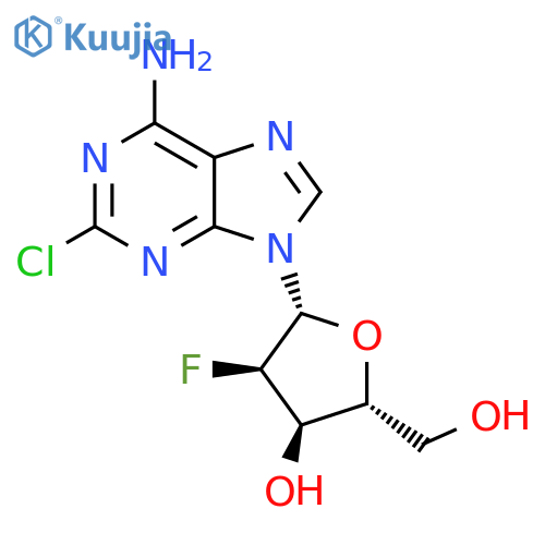 2-Chloro-2'-deoxy-2'-fluoroadenosine structure