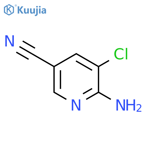 2-Amino-3-chloro-5-cyanopyridine structure