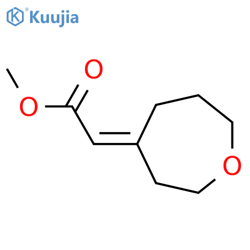 methyl 2-(4Z)-oxepan-4-ylideneacetate structure