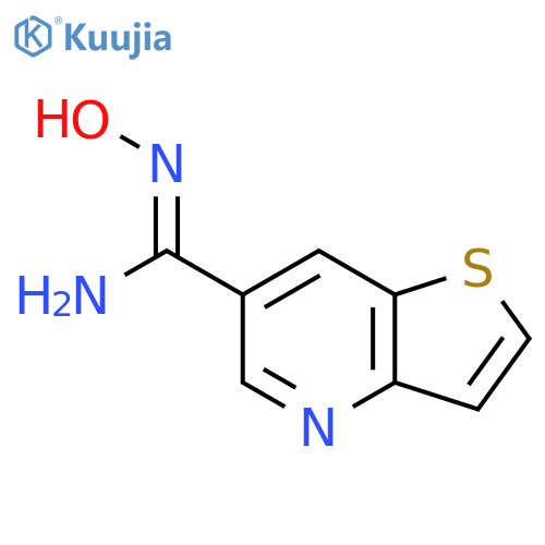 N'-hydroxythieno3,2-bpyridine-6-carboximidamide structure
