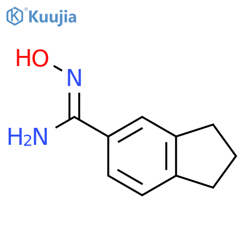 N'-Hydroxy-2,3-dihydro-1H-indene-5-carboximidamide structure