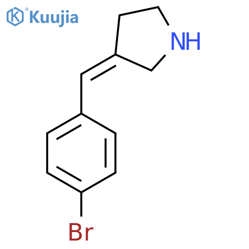 3-(4-bromophenyl)methylidenepyrrolidine structure