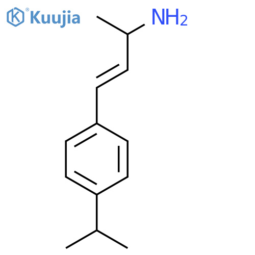 4-4-(propan-2-yl)phenylbut-3-en-2-amine structure