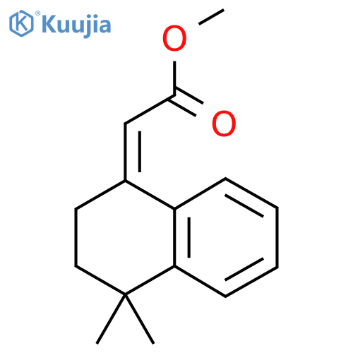 methyl 2-(1Z)-4,4-dimethyl-1,2,3,4-tetrahydronaphthalen-1-ylideneacetate structure