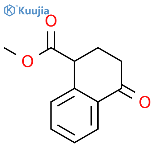 Methyl 4-oxo-1,2,3,4-tetrahydronaphthalene-1-carboxylate structure