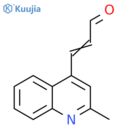 3-(2-methylquinolin-4-yl)prop-2-enal structure