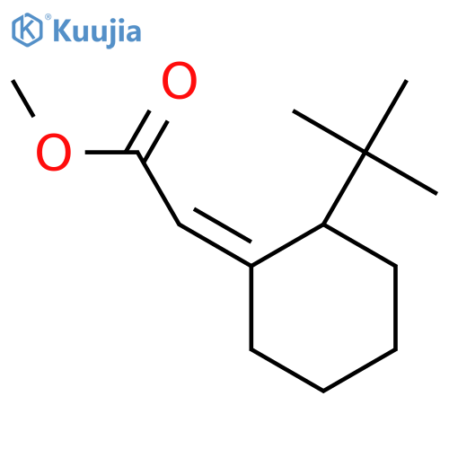methyl 2-(1Z)-2-tert-butylcyclohexylideneacetate structure