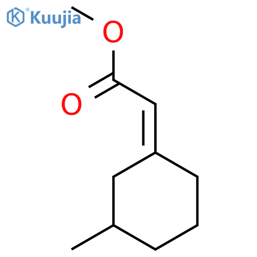 methyl 2-(3-methylcyclohexylidene)acetate structure
