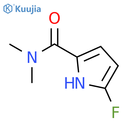 1H-Pyrrole-2-carboxamide,5-fluoro-N,N-dimethyl- structure