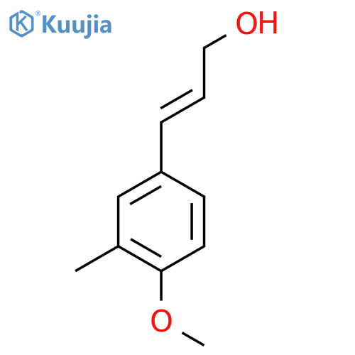 3-(4-methoxy-3-methylphenyl)prop-2-en-1-ol structure