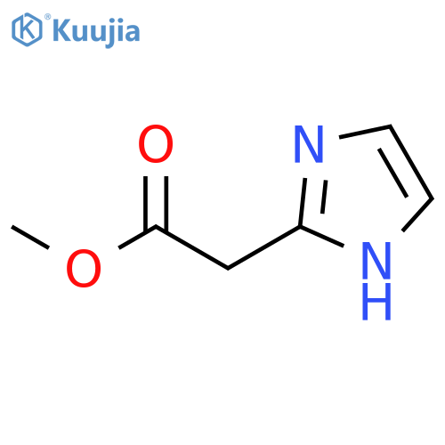 (1H-Imidazol-2-yl)-acetic acid methyl ester structure