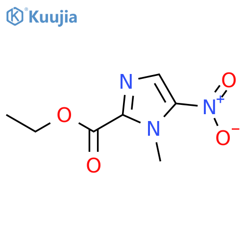 Ethyl 1-methyl-5-nitro-1H-imidazole-2-carboxylate structure