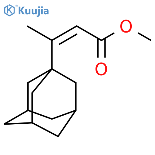 methyl (2Z)-3-(adamantan-1-yl)but-2-enoate structure