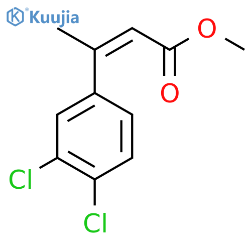 methyl (2Z)-3-(3,4-dichlorophenyl)but-2-enoate structure