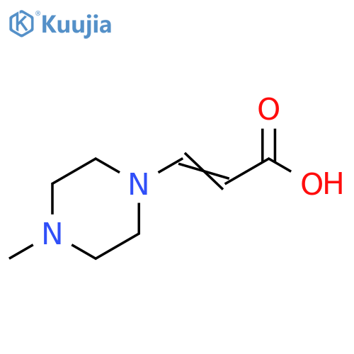 3-(4-methylpiperazin-1-yl)prop-2-enoic acid structure