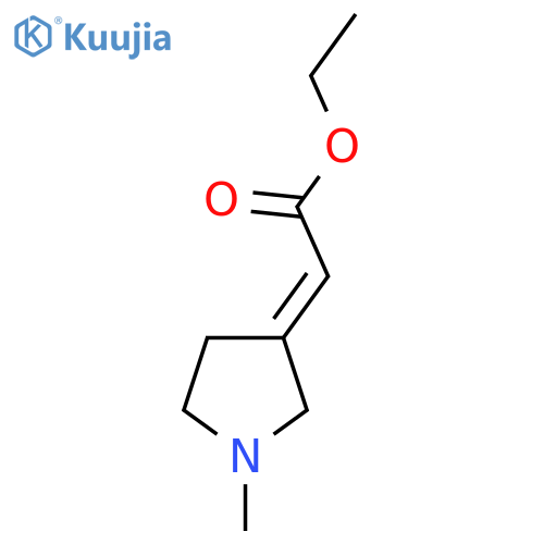 ethyl 2-(3Z)-1-methylpyrrolidin-3-ylideneacetate structure