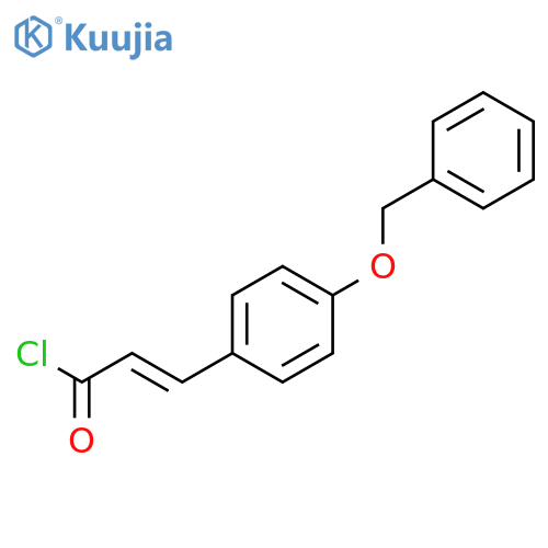 2-Propenoyl chloride, 3-[4-(phenylmethoxy)phenyl]- structure