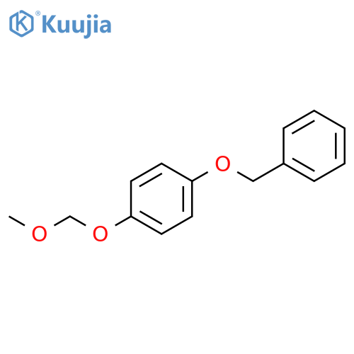 Benzene, 1-(methoxymethoxy)-4-(phenylmethoxy)- structure