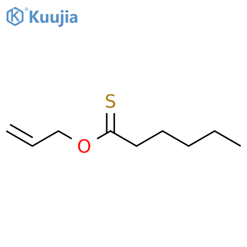 Hexanethioic acid,S-2-propen-1-yl ester structure