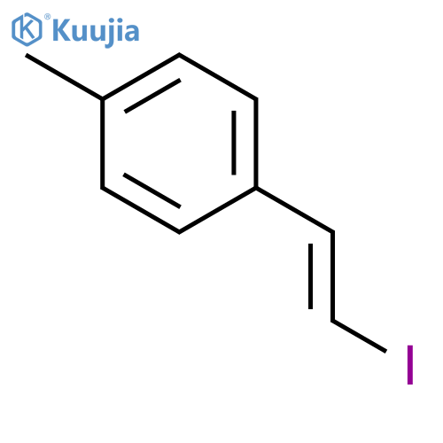 Benzene, 1-[(1E)-2-iodoethenyl]-4-methyl- structure